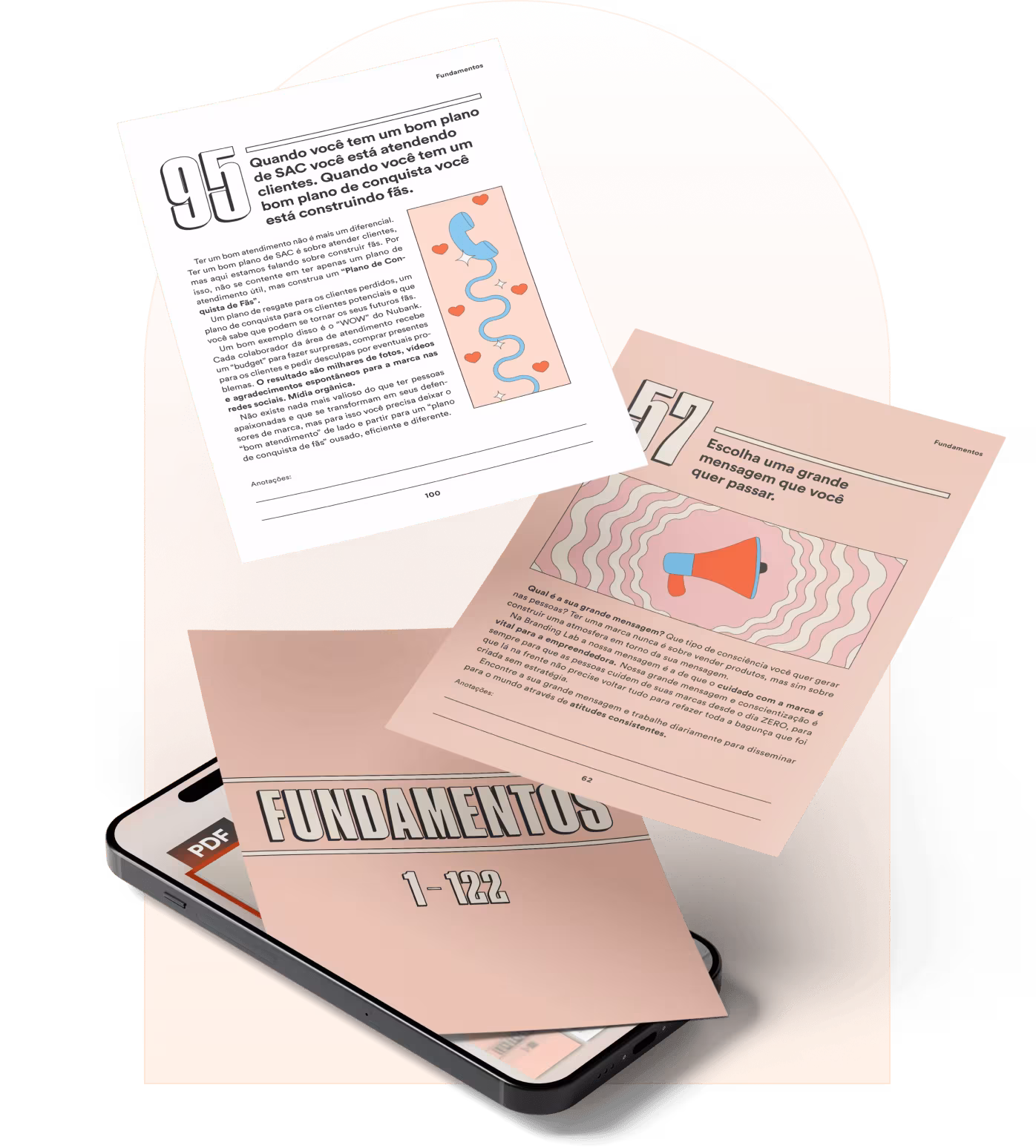 Páginas do livro 365 Dias de Branding