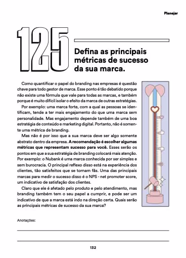 Página do livro 365 Dias de Branding