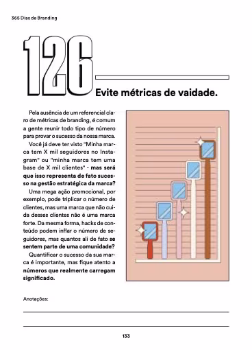 Página do livro 365 Dias de Branding